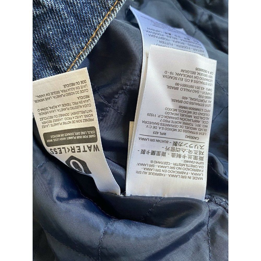 LEVI'S EX-BOYFRIEND Pieced Sherpa Trucker Jacket - Picture 10 of 11